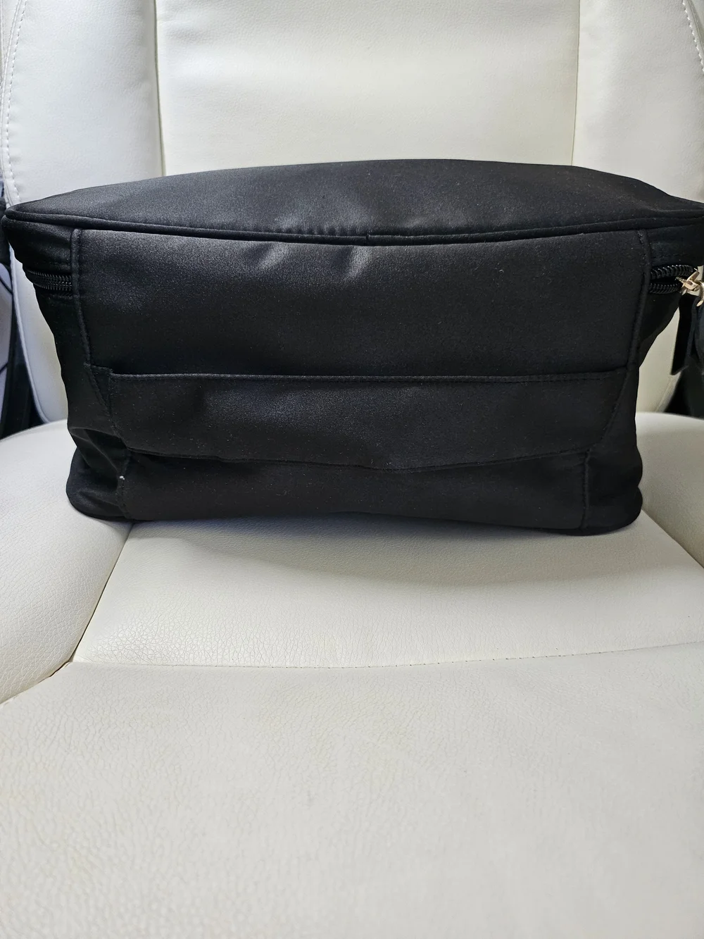 Victoria's Secret Black Cosmetic Bag with Gold VS Logo